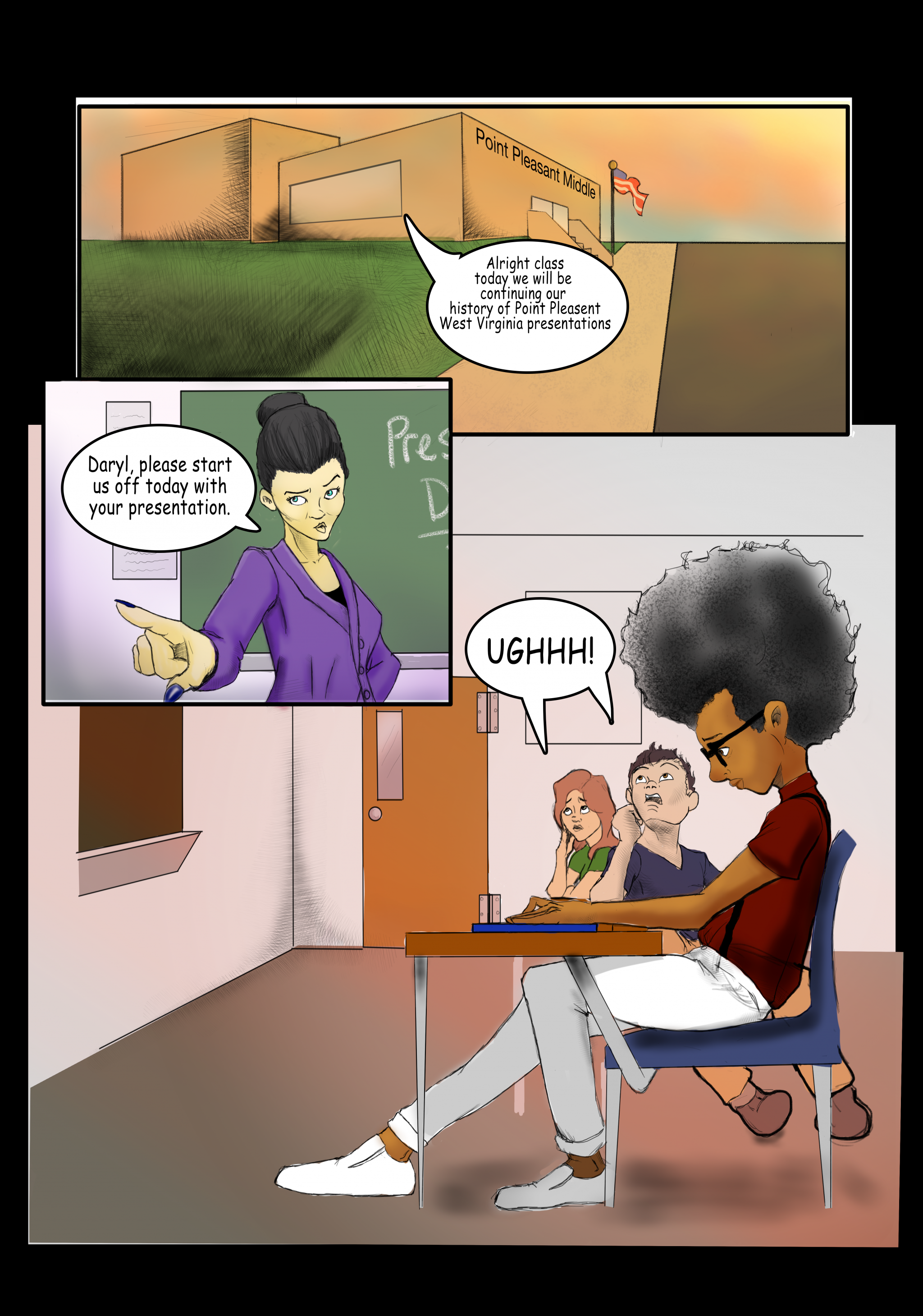 The Mothman Comic Page&nbsp;1