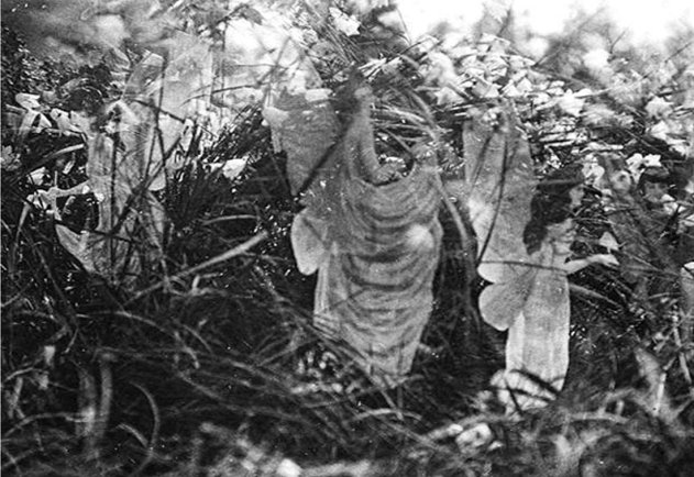 Young beautiful woman in the image of fairies, close up