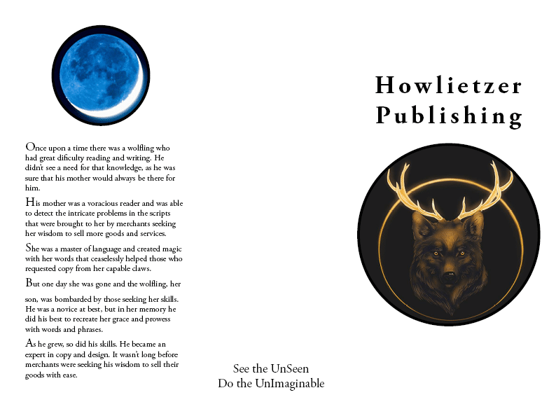 writing services; brochure